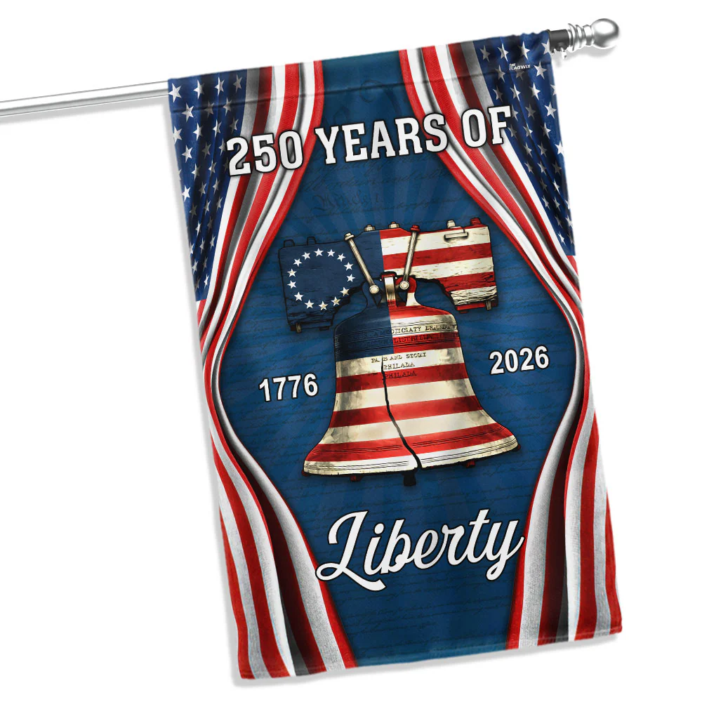 250 Years of Liberty Flag, American Betsy Ross 1776 2026 Patriotic Flag