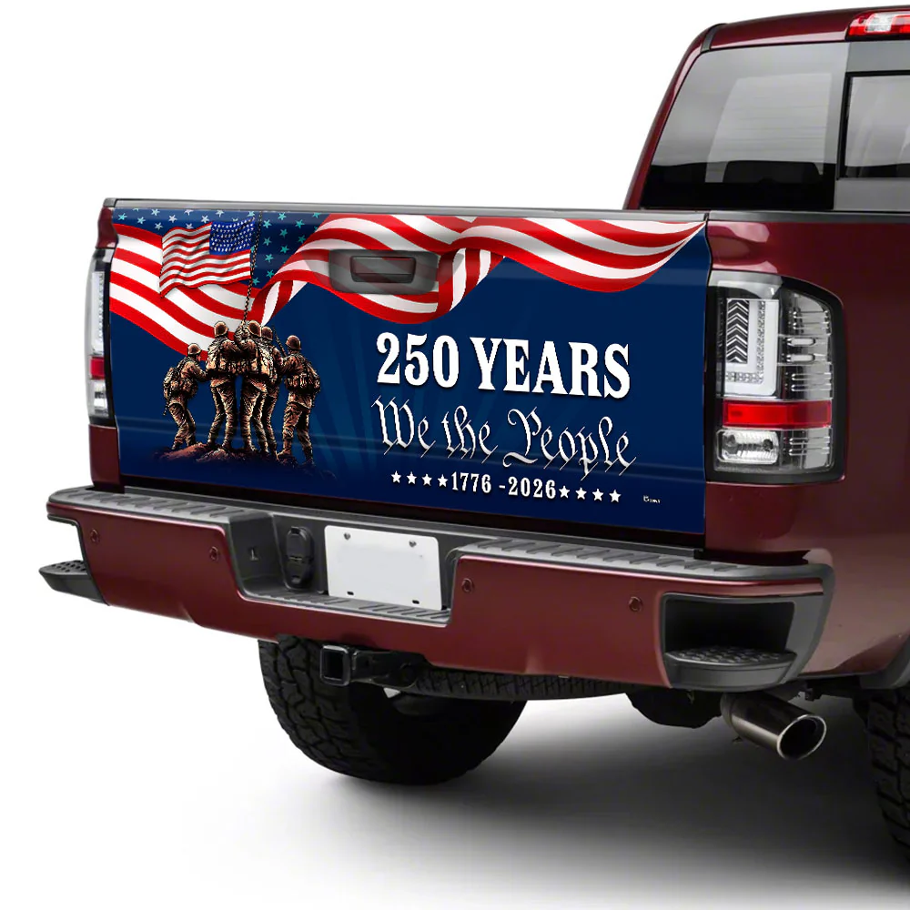 250 Years of America We The People Truck Tailgate Decal Sticker Wrap