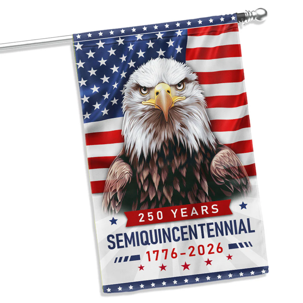 American Flag - 250th Anniversary Semiquincentennial Eagle 4th of july Flag