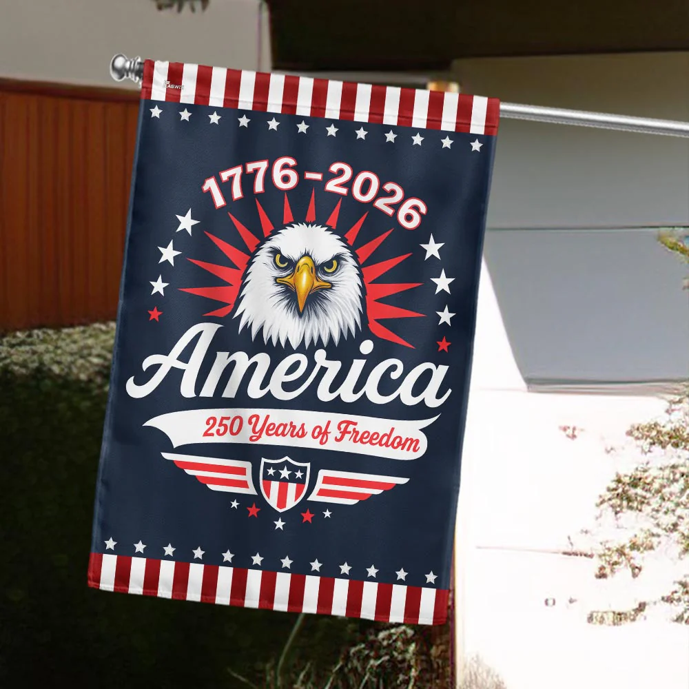 American Flag - 250 years of America Semiquincentennial Eagle Flag