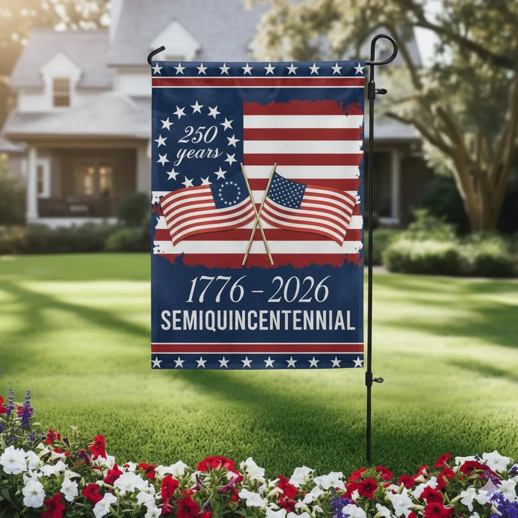 American Flag - America 250th Anniversary Semiquincentennial Decorative Flag