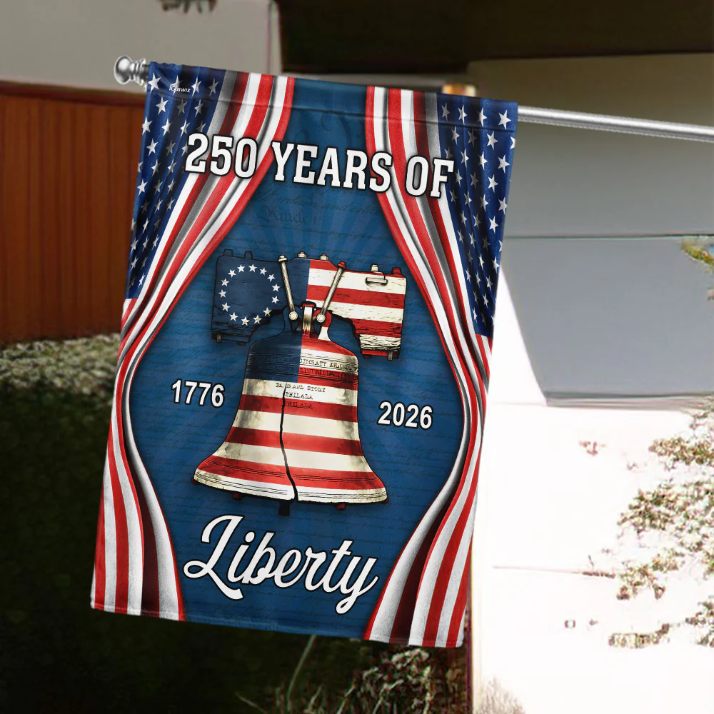 250 Years of Liberty Flag, American Betsy Ross 1776 2026 Patriotic Flag