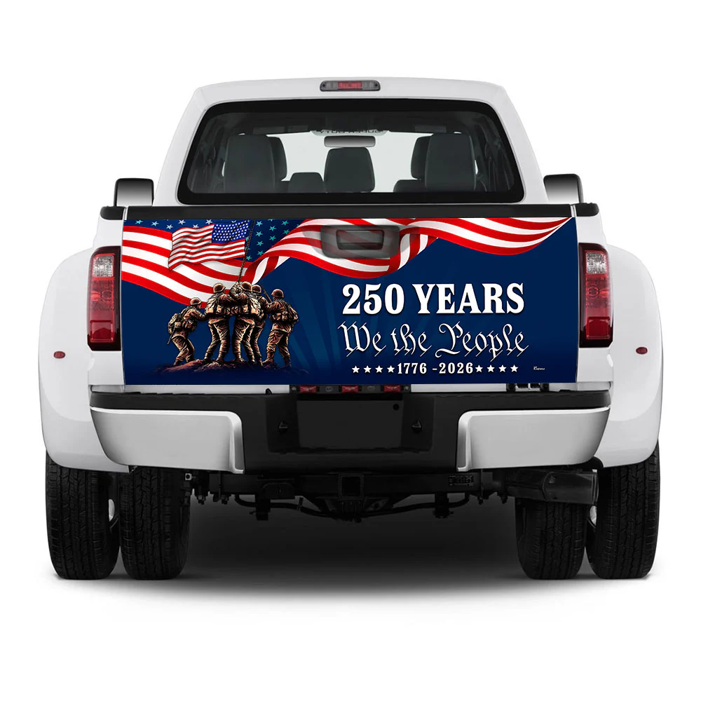 250 Years of America We The People Truck Tailgate Decal Sticker Wrap