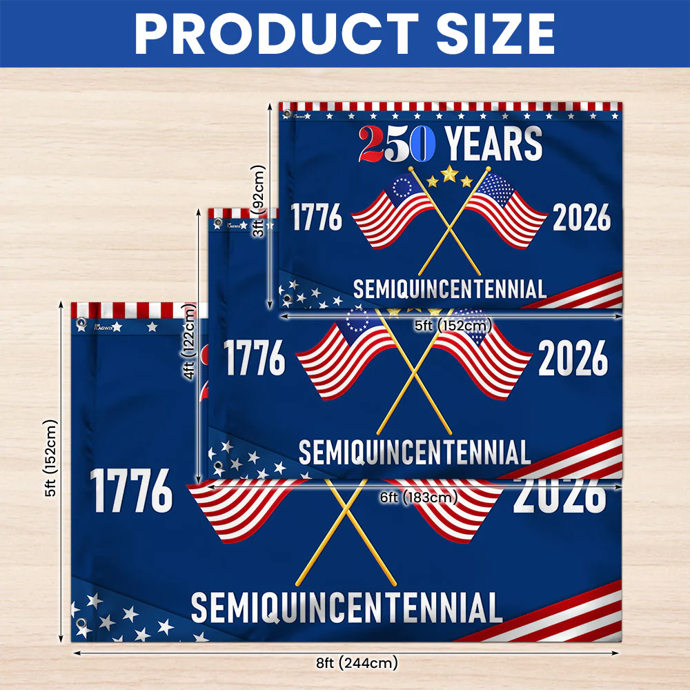 American Flag - America 250th Anniversary Semiquincentennial Grommet Flag