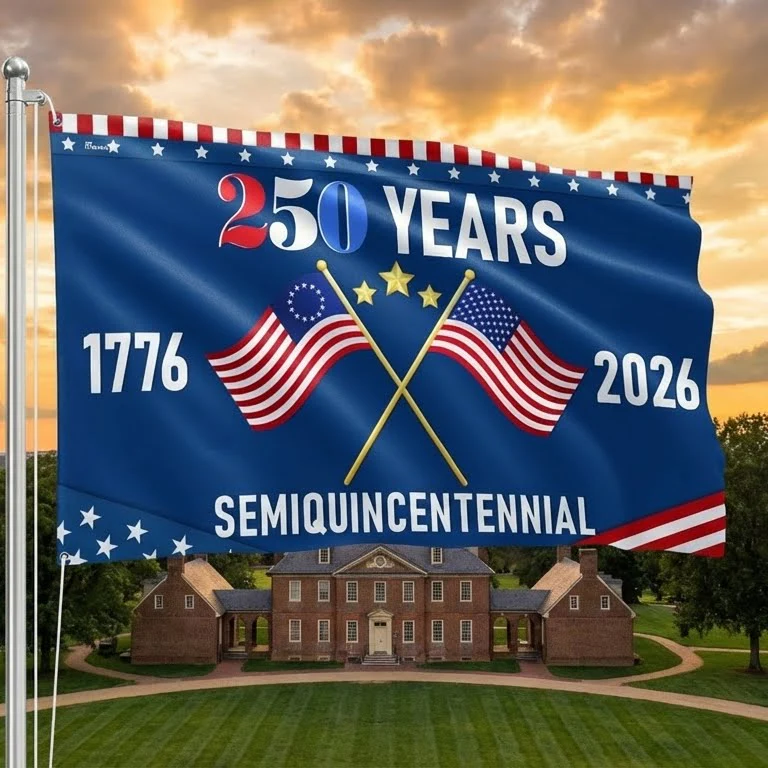 American Flag - America 250th Anniversary Semiquincentennial Grommet Flag