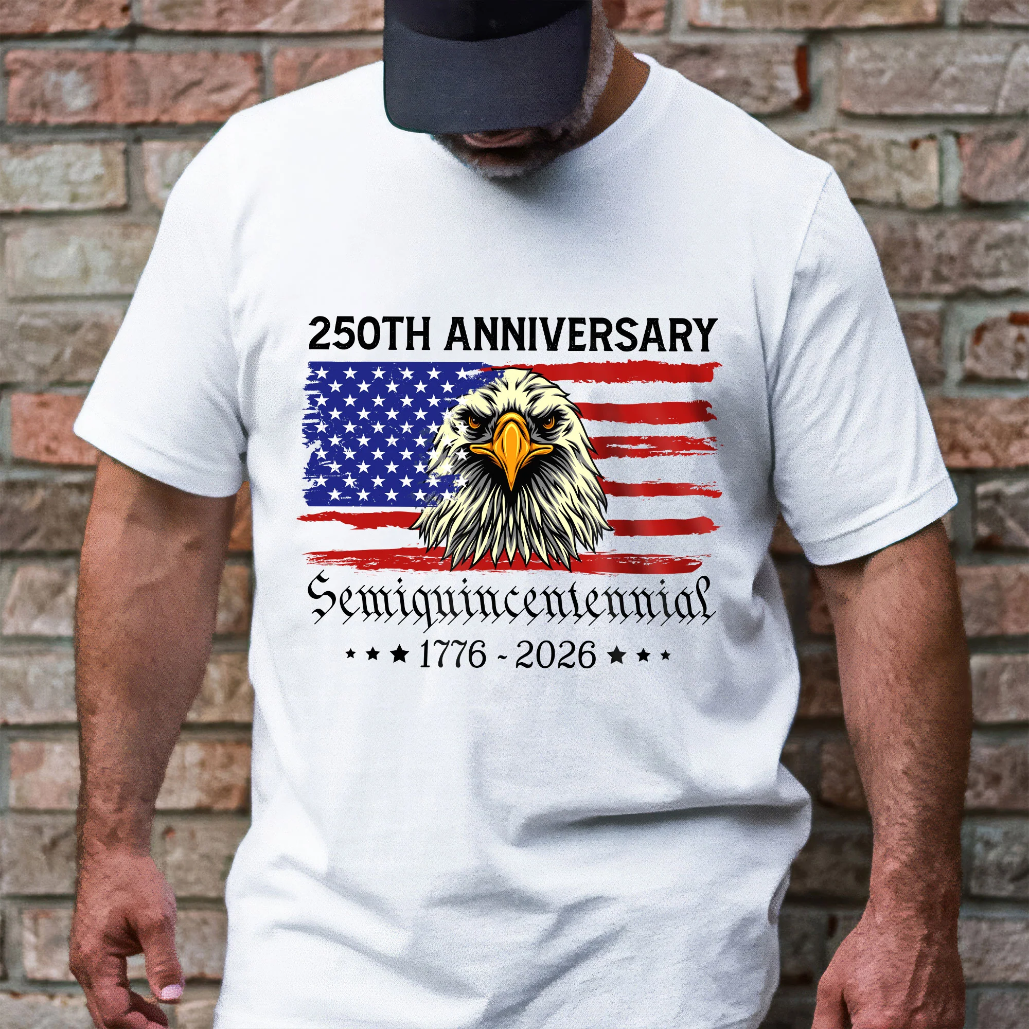 Patriotic America T-Shirt | 250th Anniversary Semiquincentennial Tee