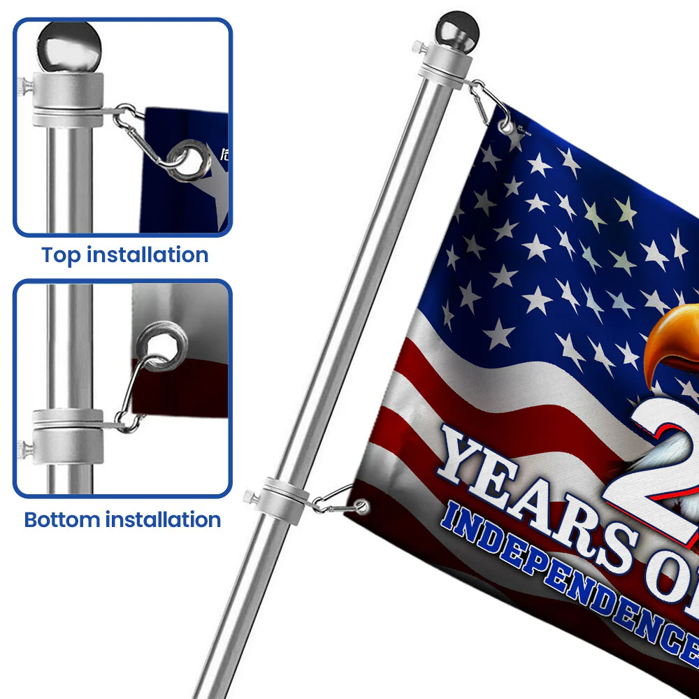 250 Years of Blessing Flag, Eagle Independence Day of America US Flag