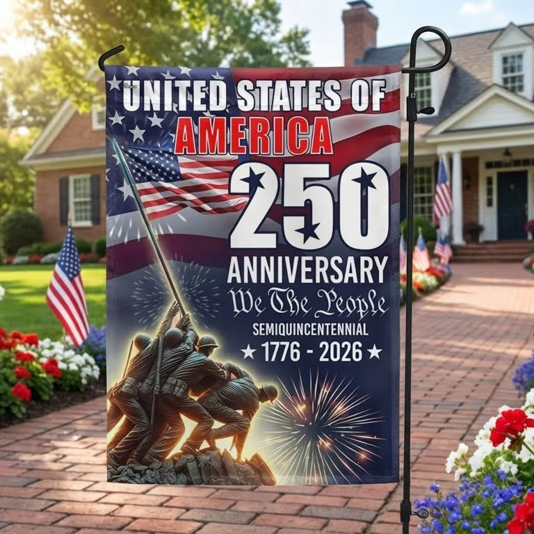 250 Years of America United States Semiquincentennial 1776 2026 We The People Patriotic Flag