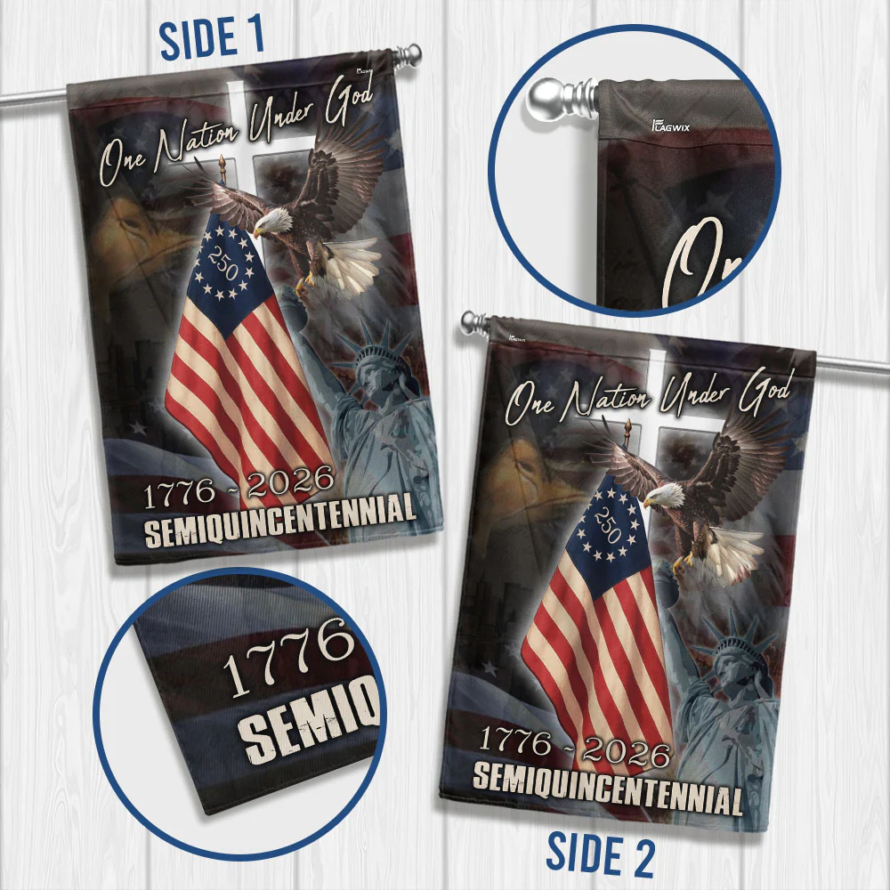 One Nation Under God 1776-2026 Flag | Semiquincentennial American Flag