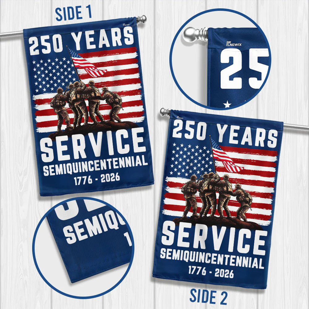 American Flag - USA 250th Anniversary Semiquincentennial Patriotic Canvas Flag