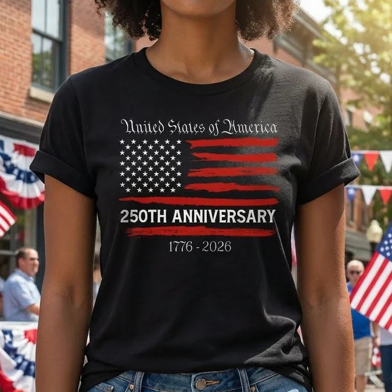 Patriotic Shirt, America 250th Anniversary Semiquincentennial Shirt