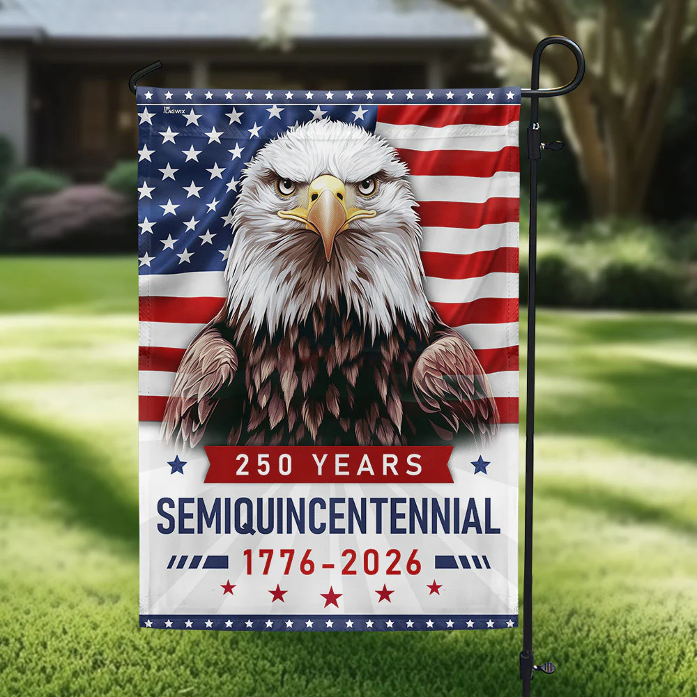 American Flag - 250th Anniversary Semiquincentennial Eagle 4th of july Flag