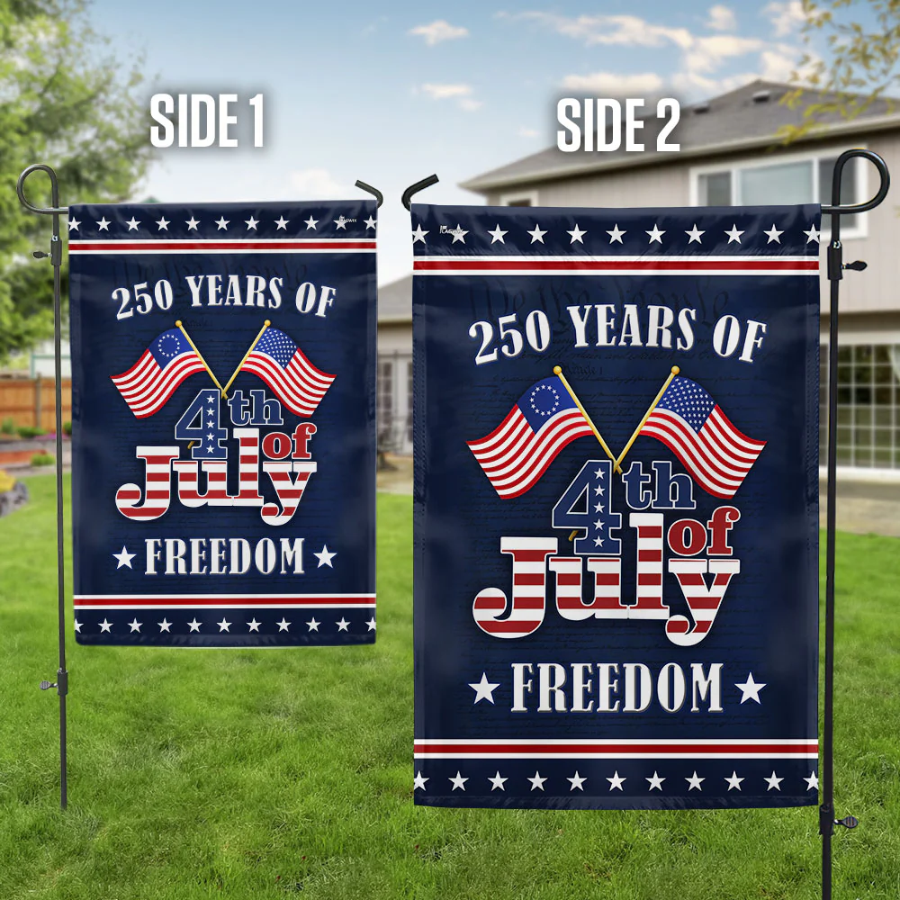250 Years of Freedom Flag, 1776 2026 Betsy Ross 4th of July US Flag