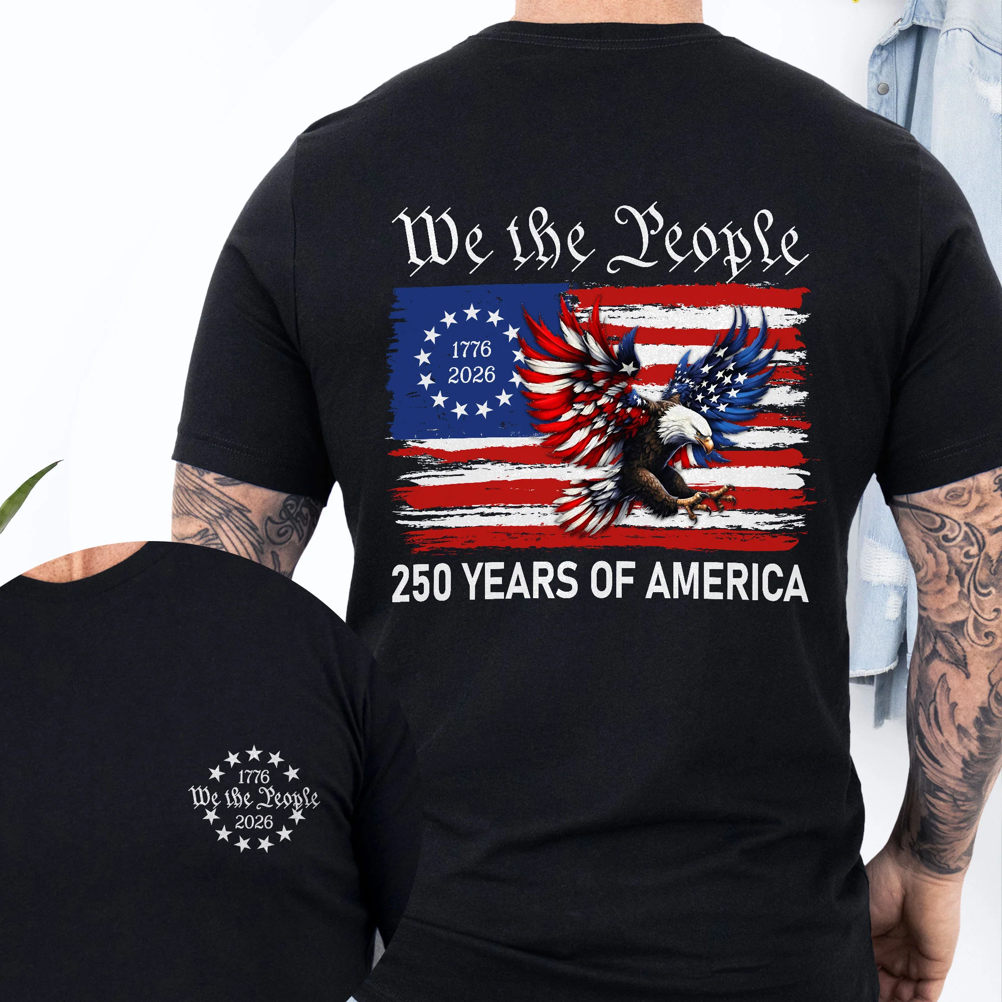 Patriot We The People T-Shirt | 250 Years of America 1776 2026 Tee
