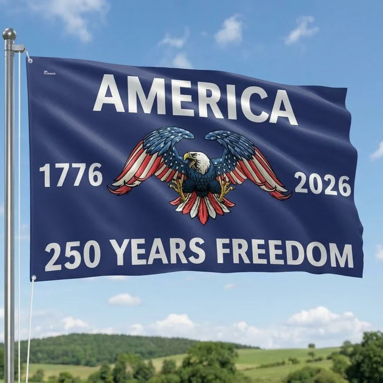 American Flag - America 250th Anniversary Grommet Freedom 4th of july Flag