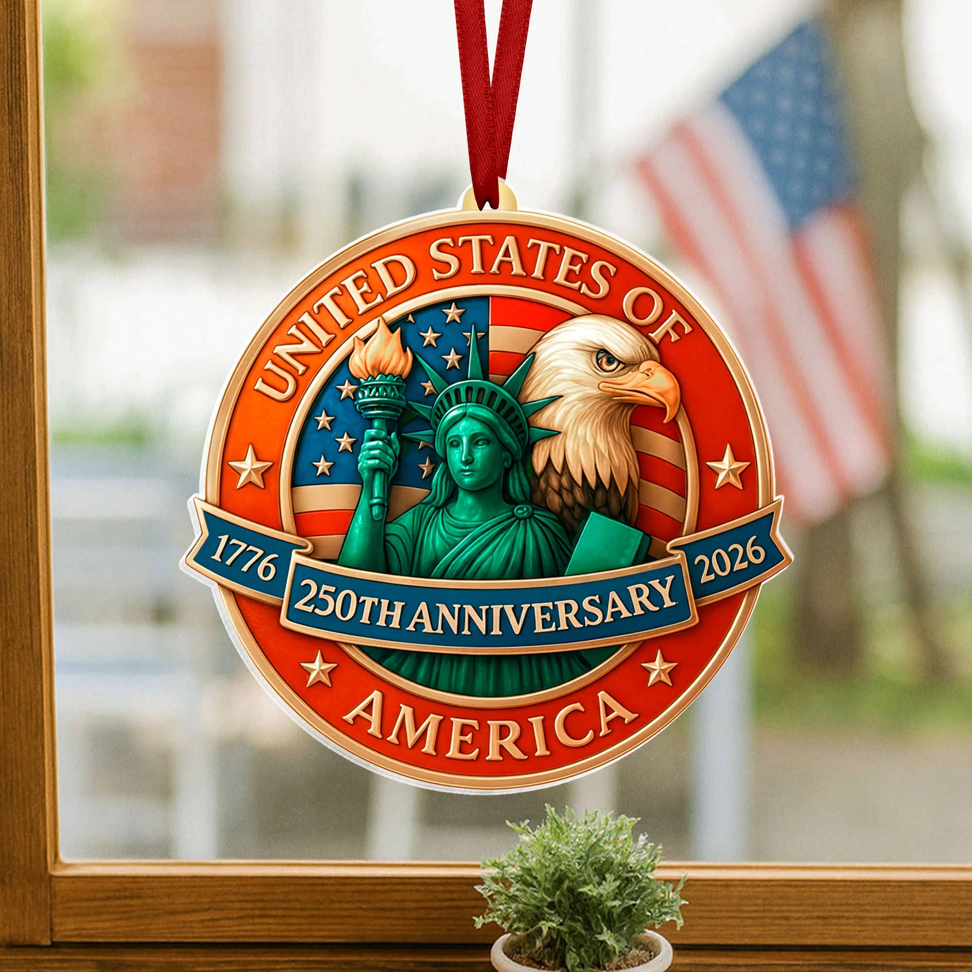 United States 250th Anniversary Ornament | Eagle Independence Day
