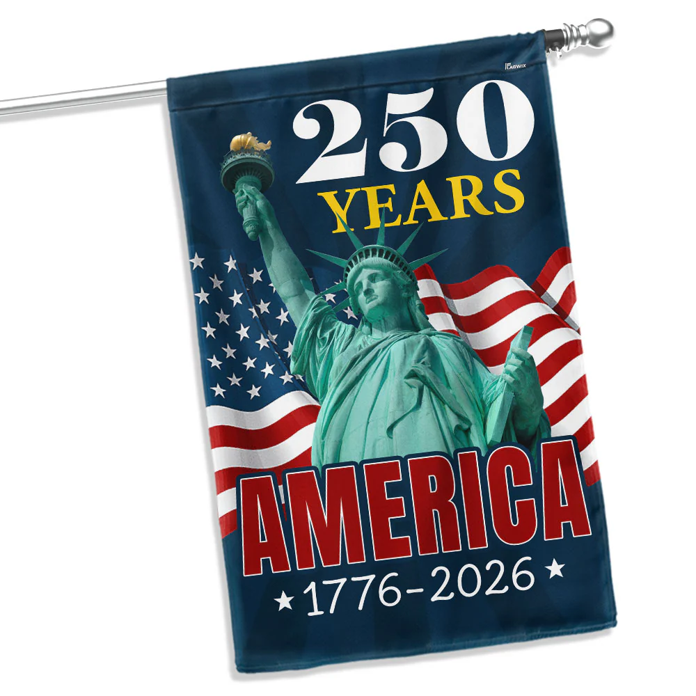 America Flag | 250th Anniversary of The U.S. Canvas Flag