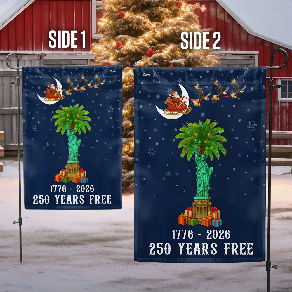 Patriotic Christmas Flag | South Carolina 250th Anniversary 1776–2026