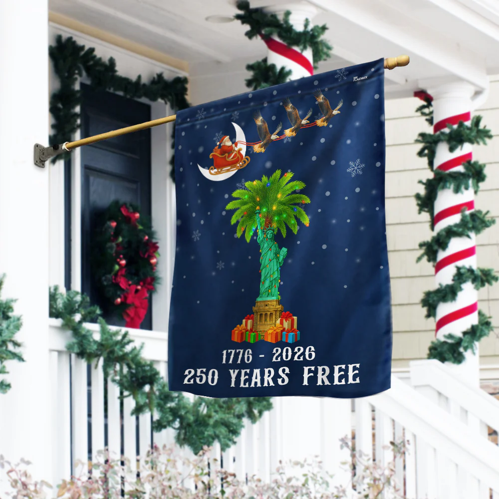 Patriotic Christmas Flag | South Carolina 250th Anniversary 1776–2026