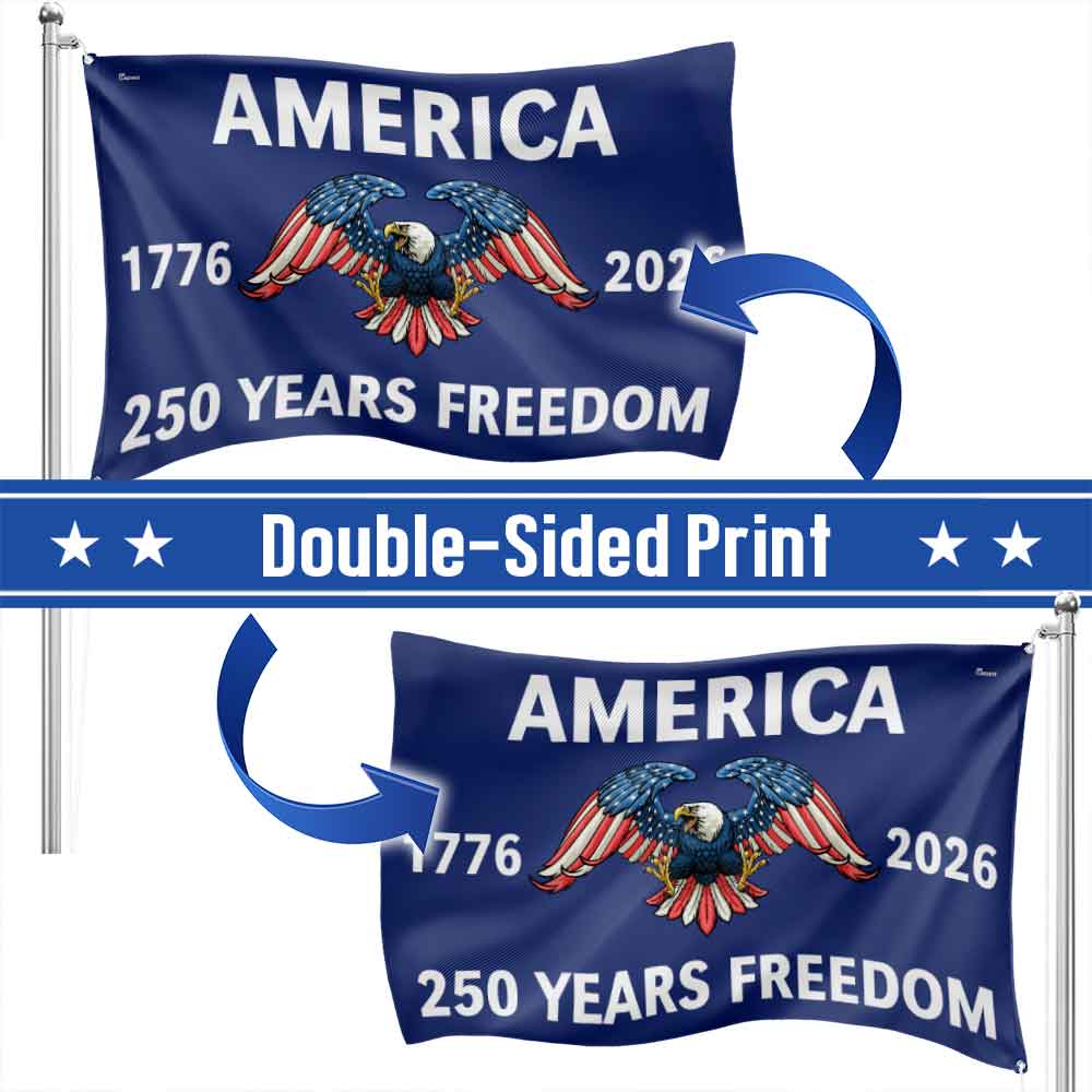 American Flag - America 250th Anniversary Grommet Freedom 4th of july Flag