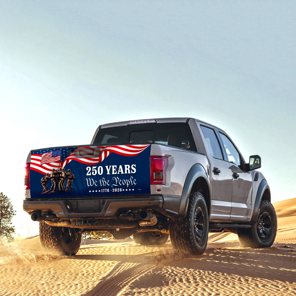 250 Years of America We The People Truck Tailgate Decal Sticker Wrap