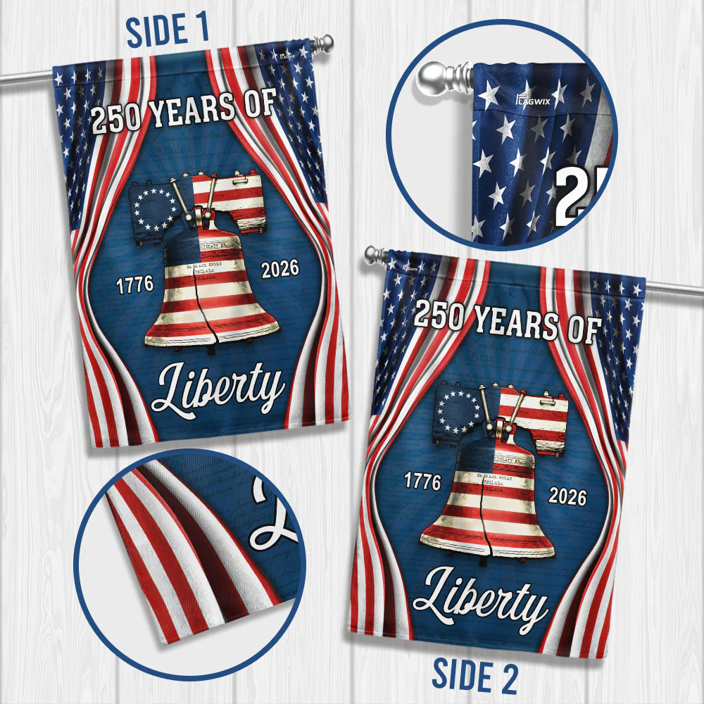 250 Years of Liberty Flag, American Betsy Ross 1776 2026 Patriotic Flag