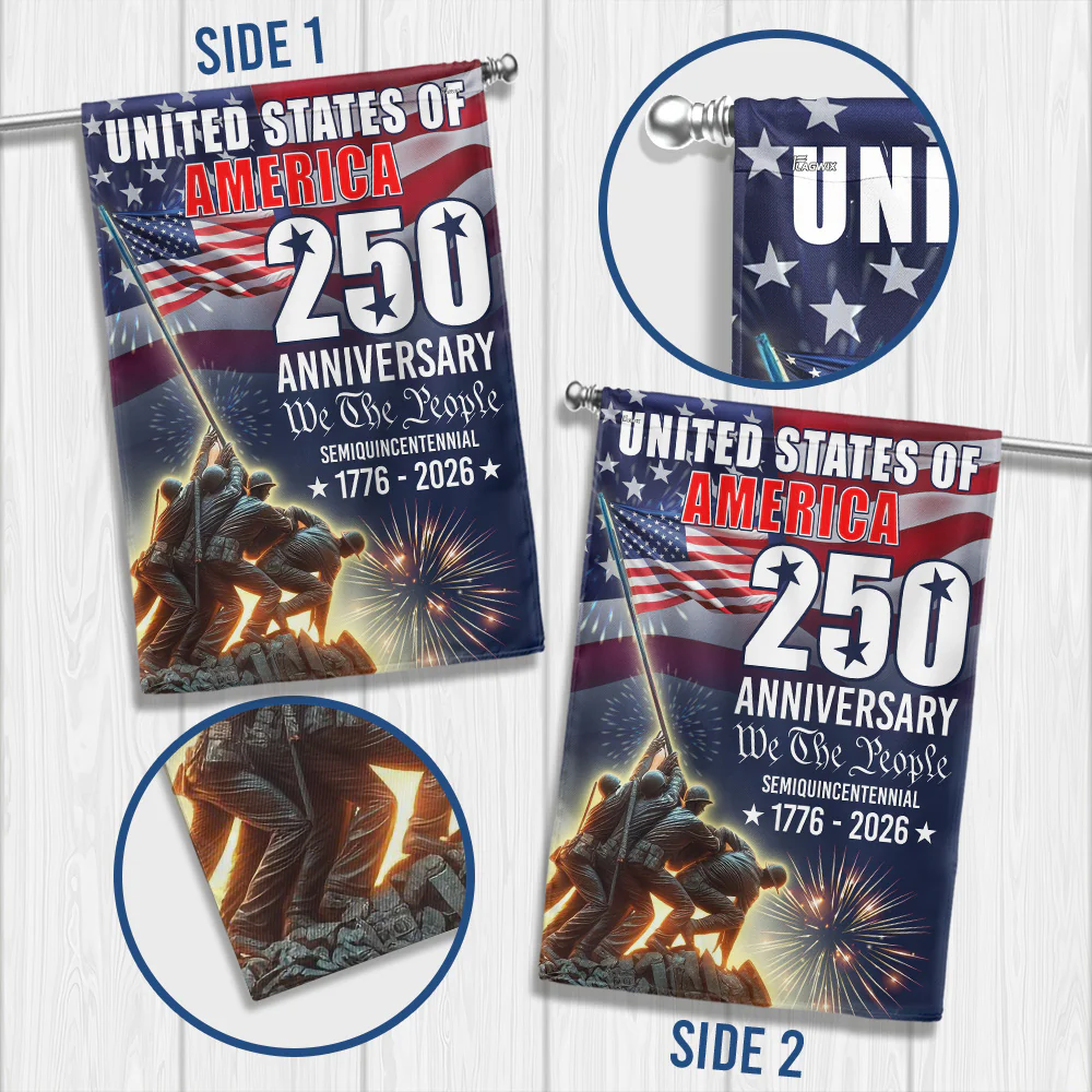 250 Years of America United States Semiquincentennial 1776 2026 We The People Patriotic Flag