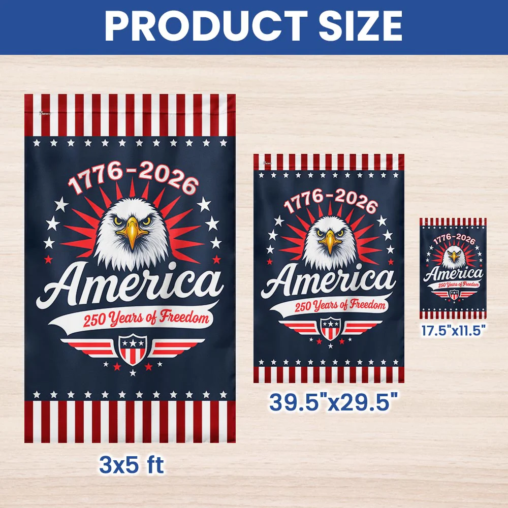 American Flag - 250 years of America Semiquincentennial Eagle Flag