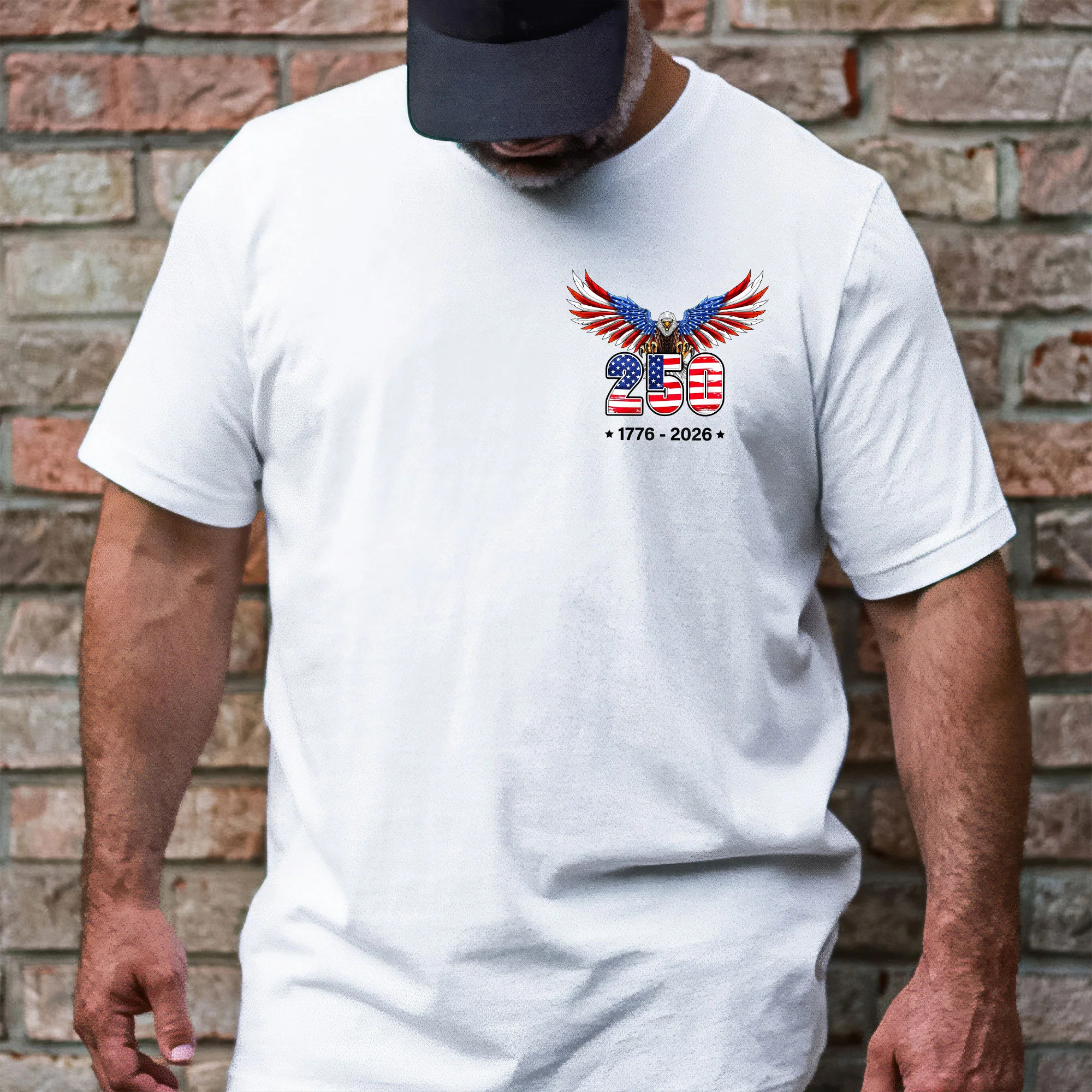 250 Years of Freedom T-Shirt | 1776–2026 American Flag Patriotic Tee
