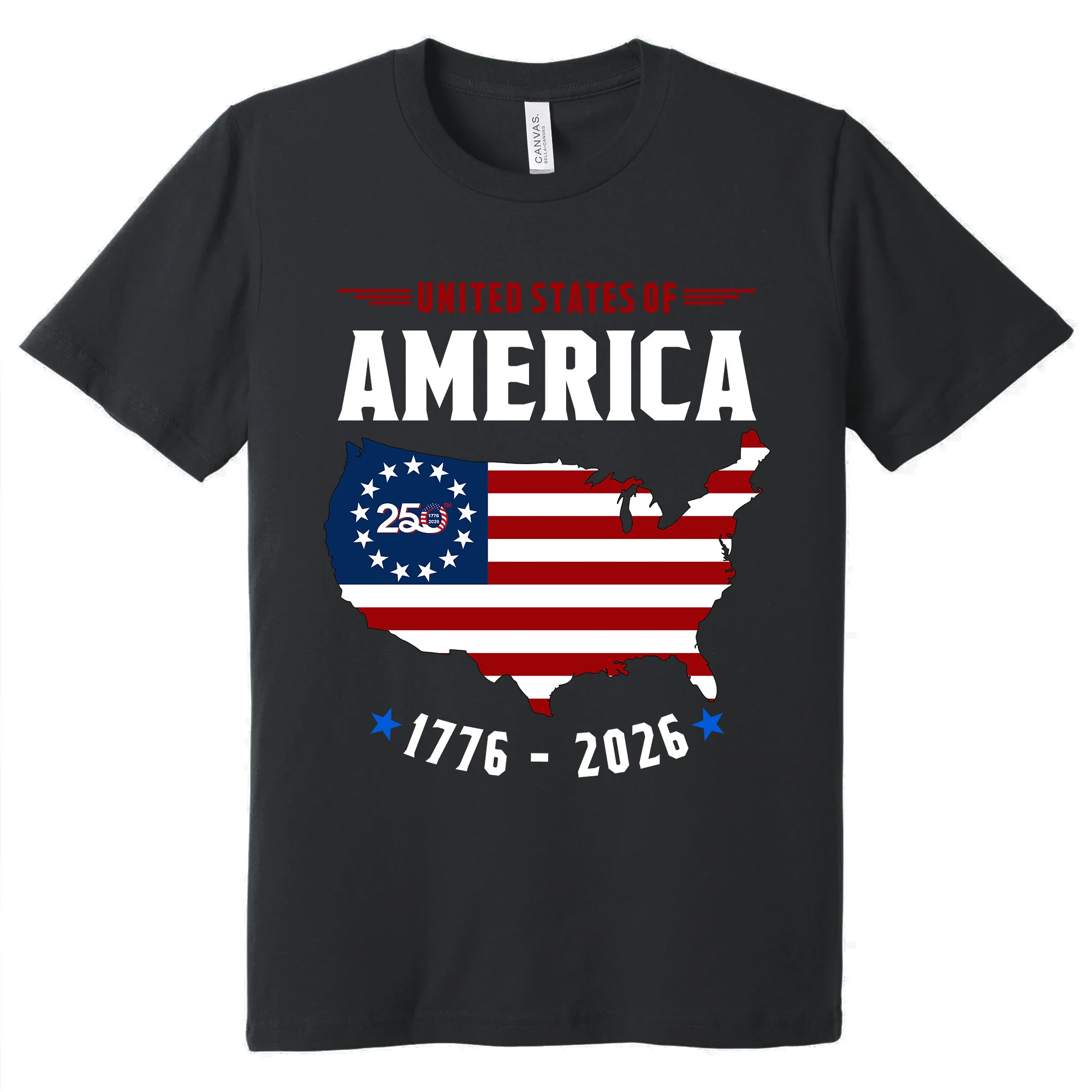 250 Years T-shirt |  Patriotic 1776–2026 United States of America Shirt