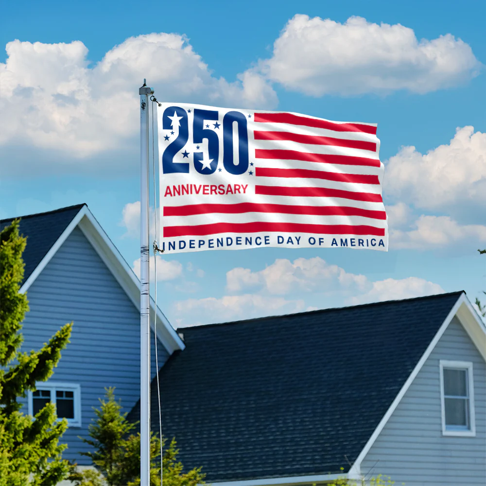 American Flag - 250 Anniversary Independence Day of America 4th Of july Grommet Flag