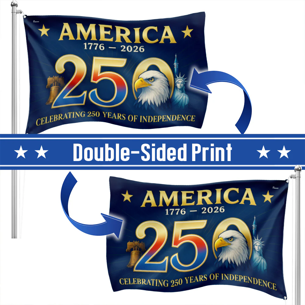 American Flag - America 250th Anniversary Grommet Flag for Patriotic Decor