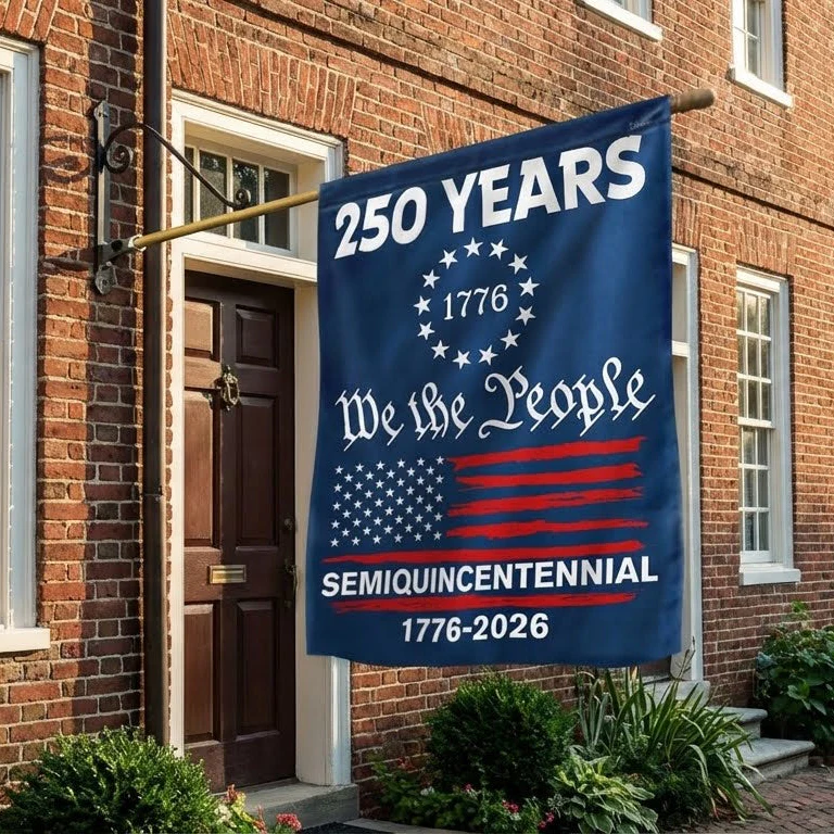 250 Years Anniversary Semiquincentennial United States We The People Flag