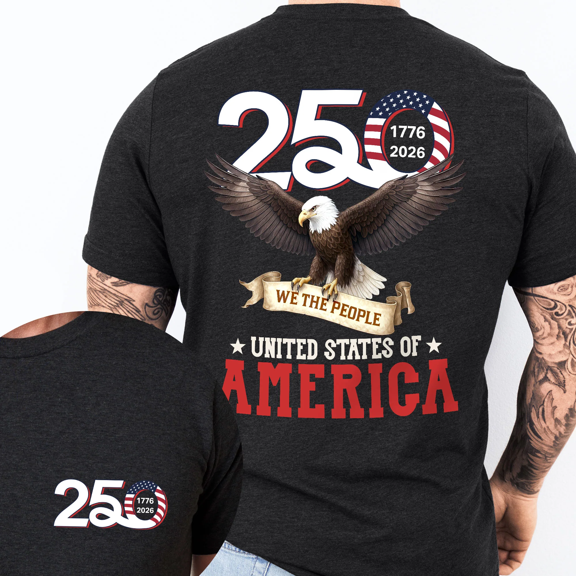 We the People T-Shirt, 250th Anniversary United States of America Shirt