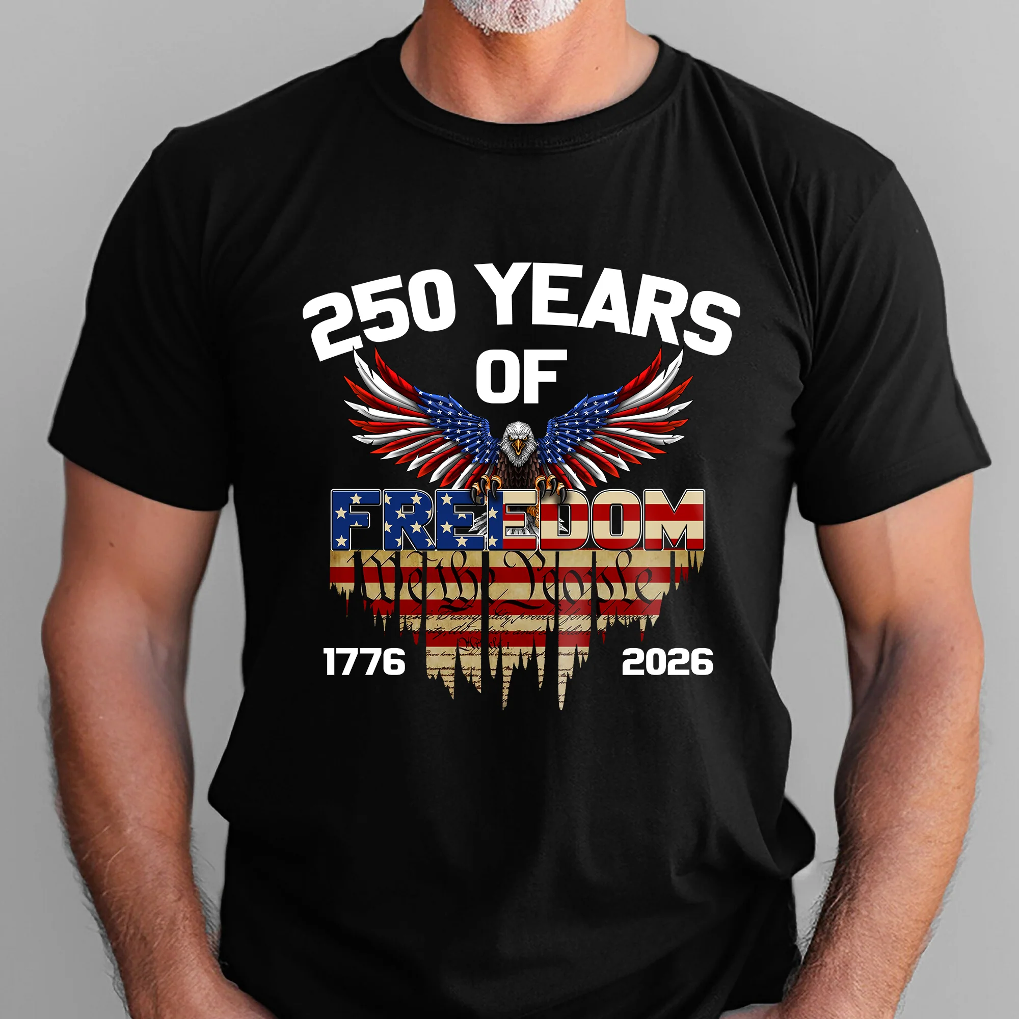 250 Years of Freedom T-shirt - We The People Patriotic Eagle Shirt