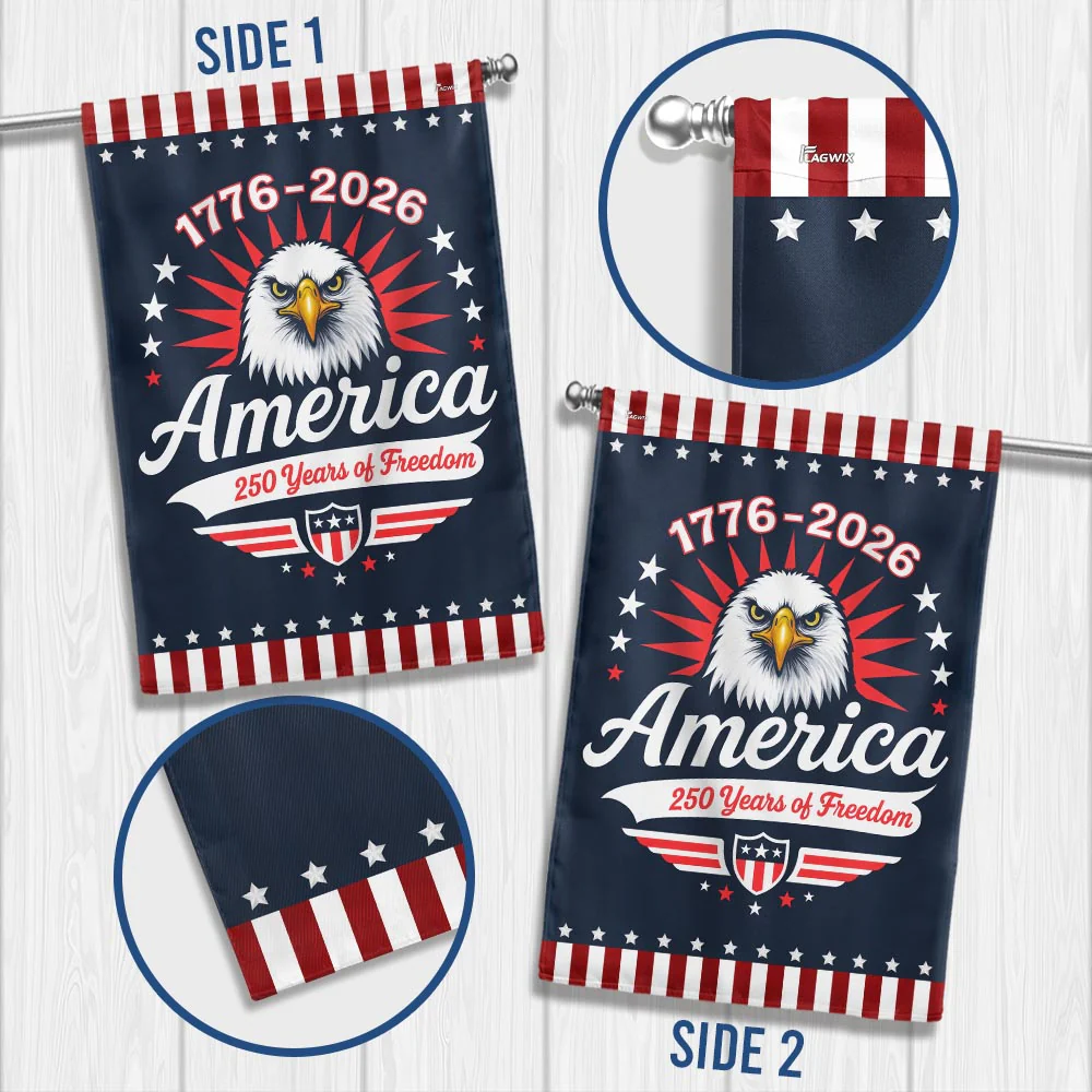 American Flag - 250 years of America Semiquincentennial Eagle Flag