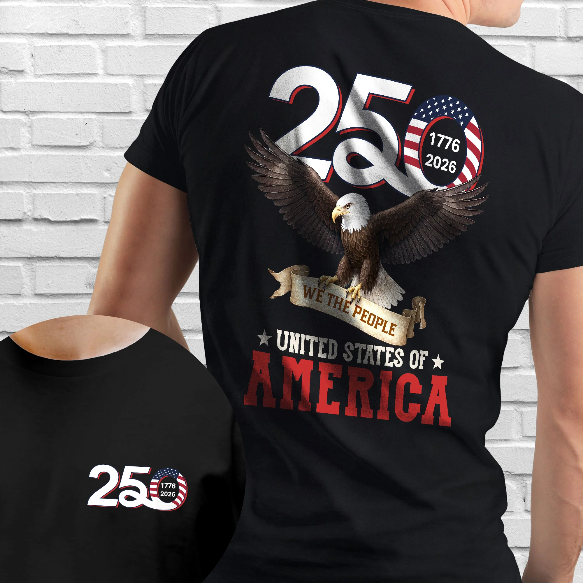 We the People T-Shirt, 250th Anniversary United States of America Shirt