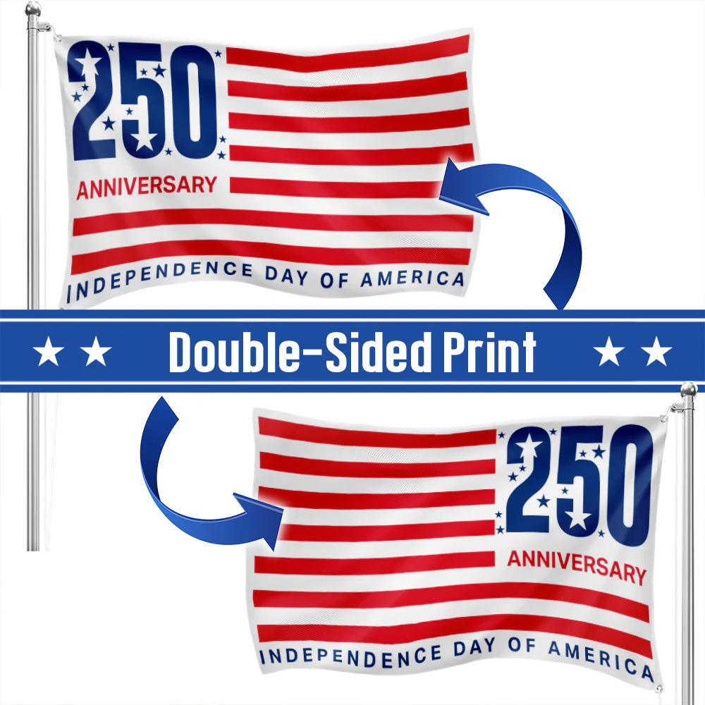 American Flag - 250 Anniversary Independence Day of America 4th Of july Grommet Flag