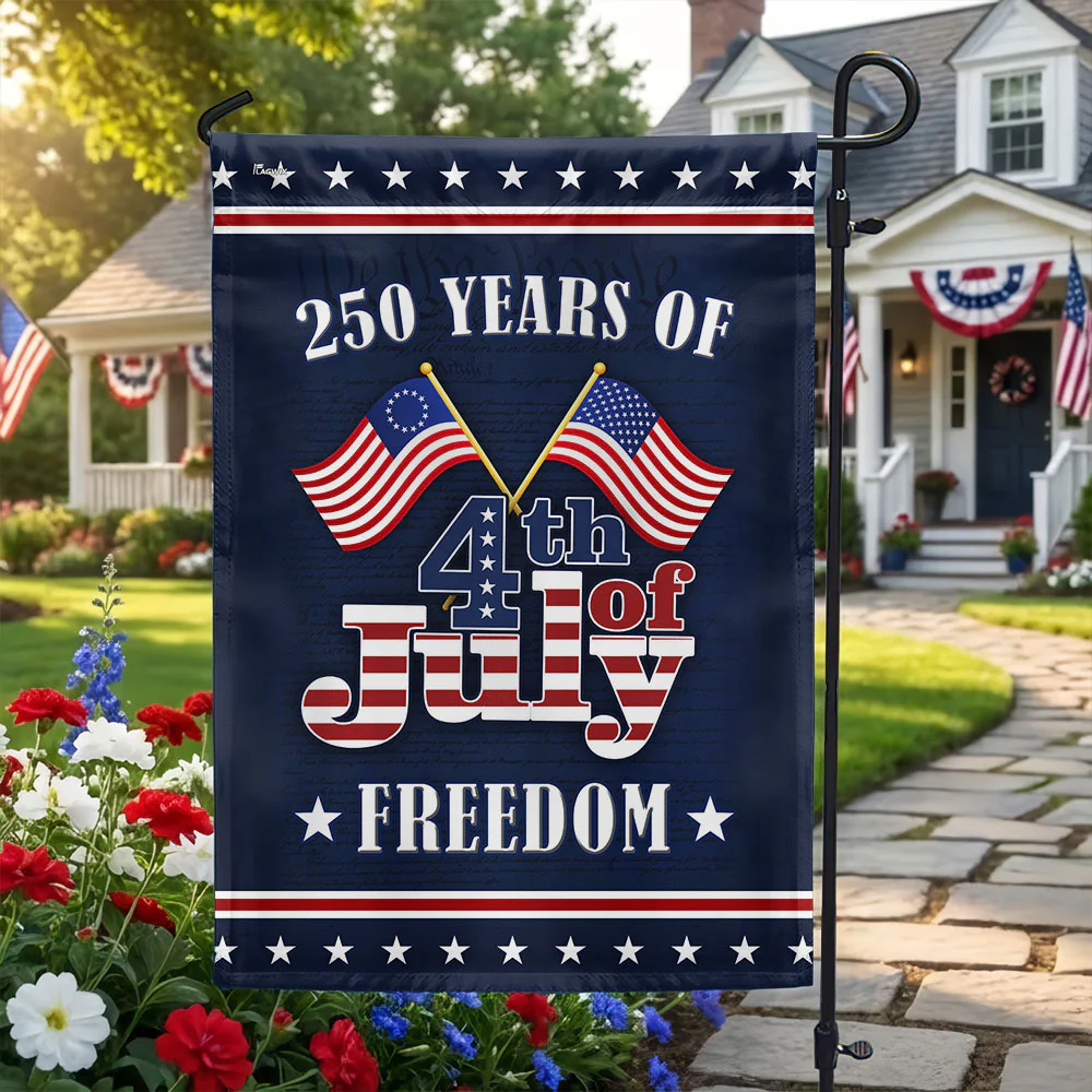 250 Years of Freedom Flag, 1776 2026 Betsy Ross 4th of July US Flag