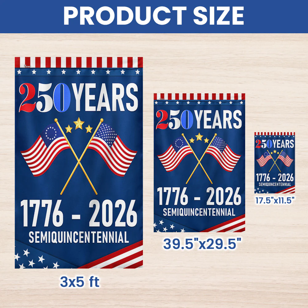 American Flag - America 250th Anniversary US Semiquincentennial Flag