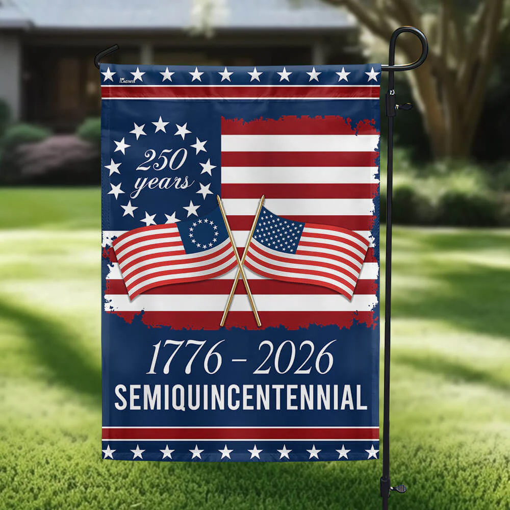 American Flag - America 250th Anniversary Semiquincentennial Decorative Flag