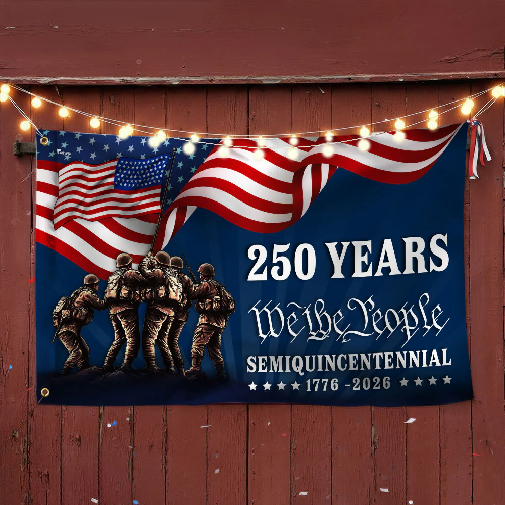 American Flag, 250 Years We The People Semiquincentennial Grommet Flag