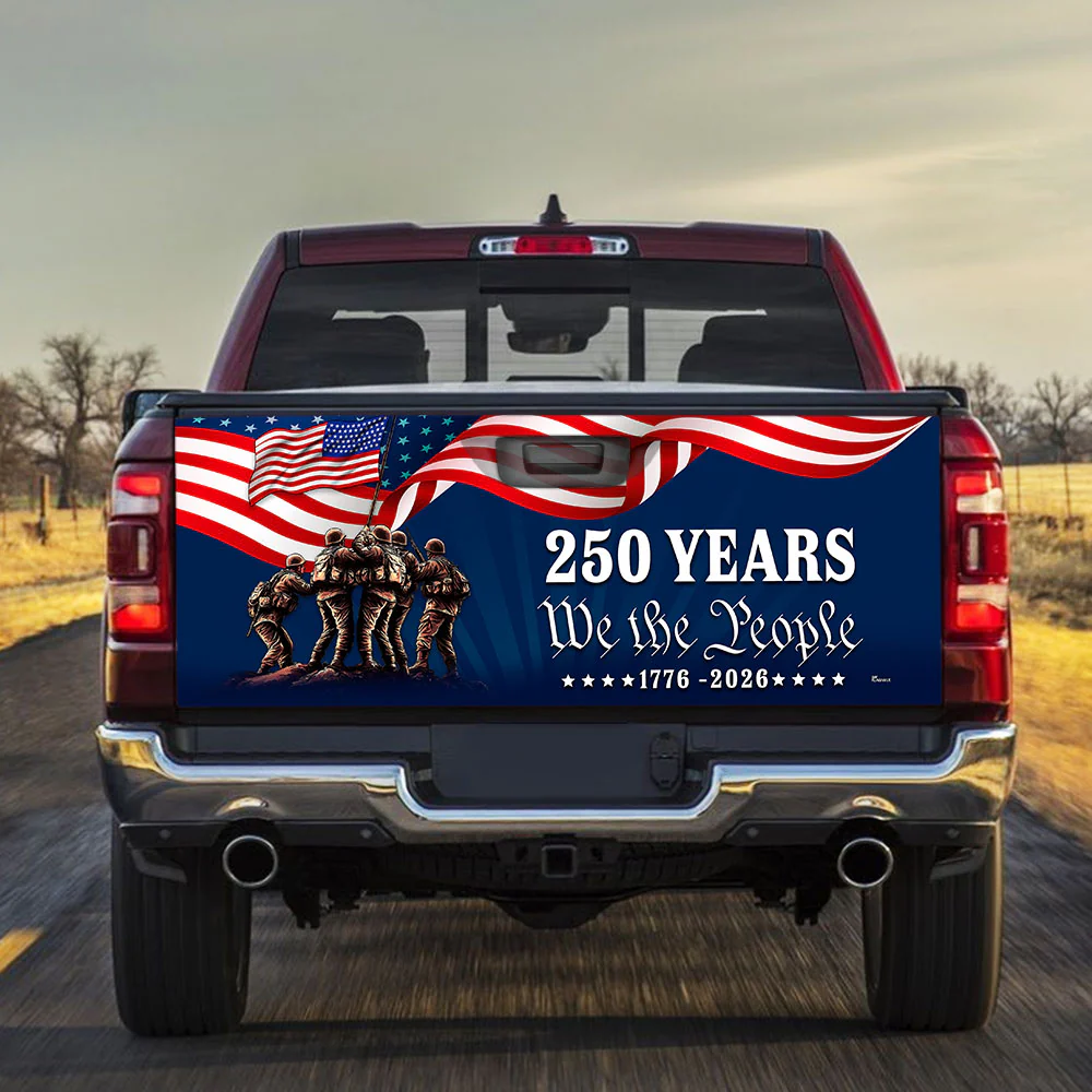 250 Years of America We The People Truck Tailgate Decal Sticker Wrap