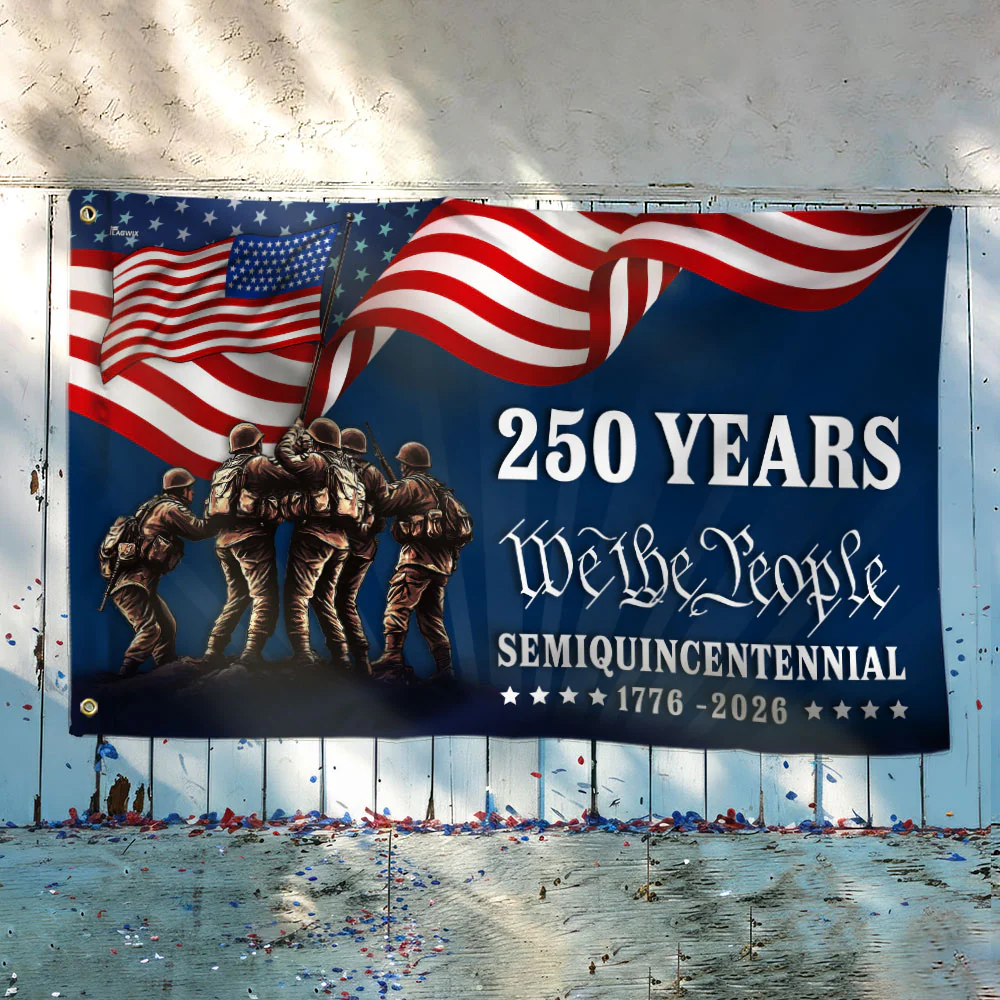 American Flag, 250 Years We The People Semiquincentennial Grommet Flag