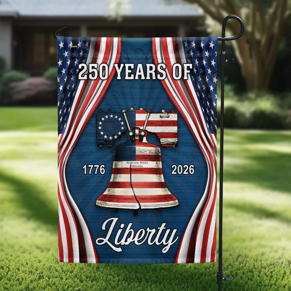 250 Years of Liberty Flag, American Betsy Ross 1776 2026 Patriotic Flag