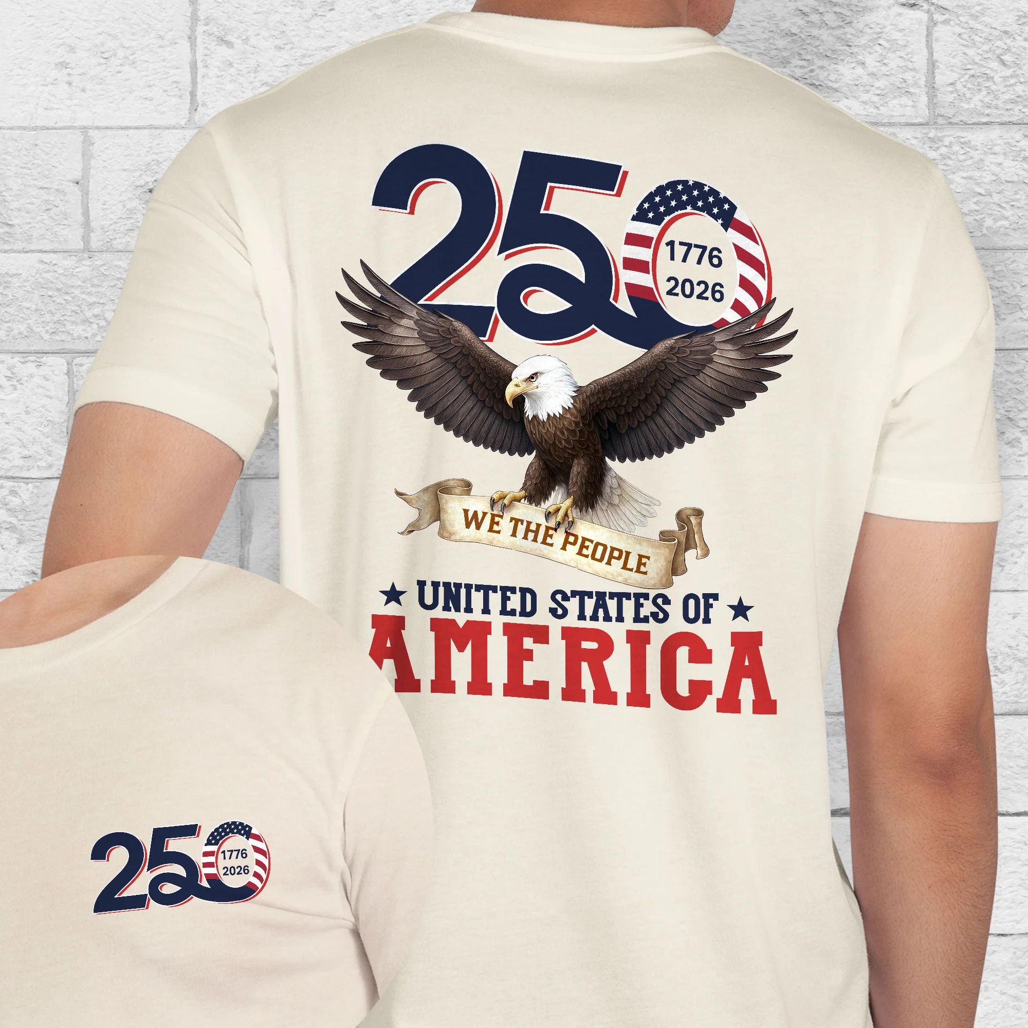 We the People T-Shirt, 250th Anniversary United States of America Shirt