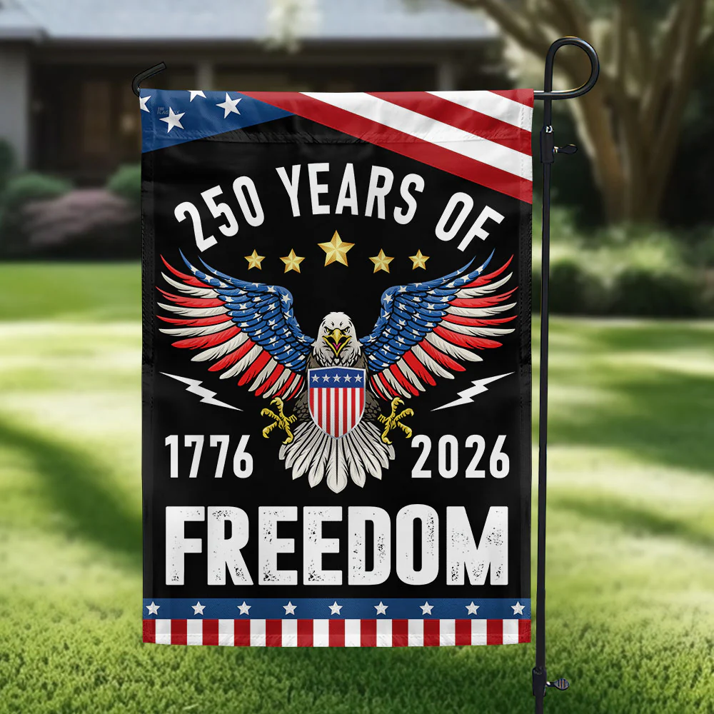 America Semiquincentennial 250 Years of Freedom 250th Anniversary Flag