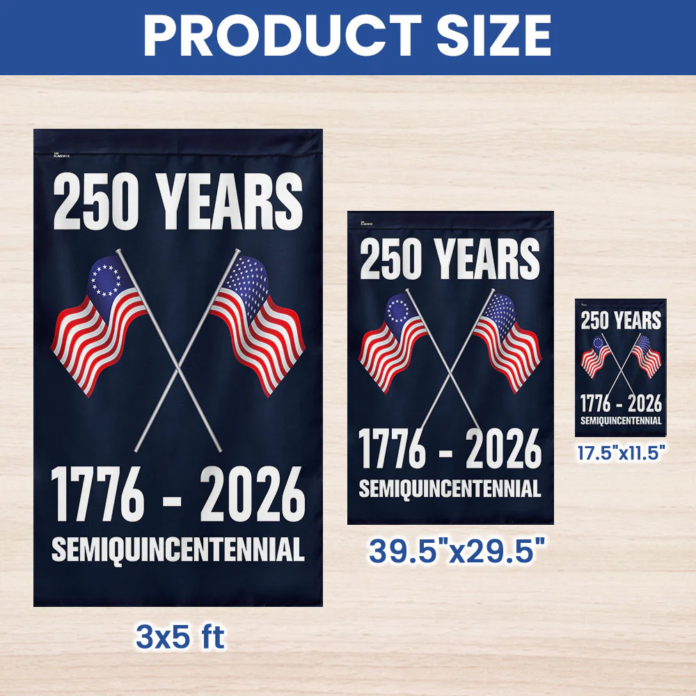 American Flag - America 250th Anniversary Flag for Patriotic Decor