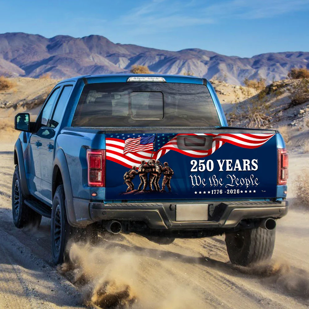 250 Years of America We The People Truck Tailgate Decal Sticker Wrap