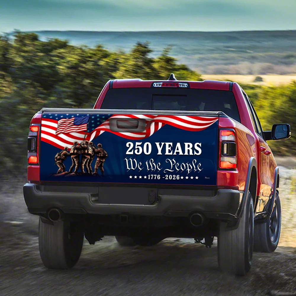 250 Years of America We The People Truck Tailgate Decal Sticker Wrap